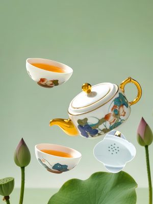 幸福和鸣4头旅行茶具1